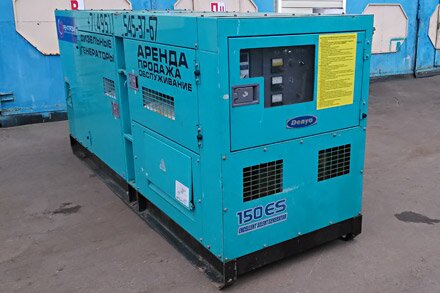 БУ Дизельный генератор (электростанция) мощностью 100 кВт - общий вид