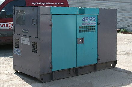 Б/у Дизельная электростанция мощностью 30 кВт